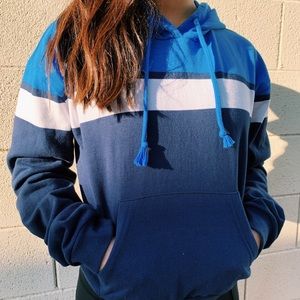 LA Hearts cropped hoodie